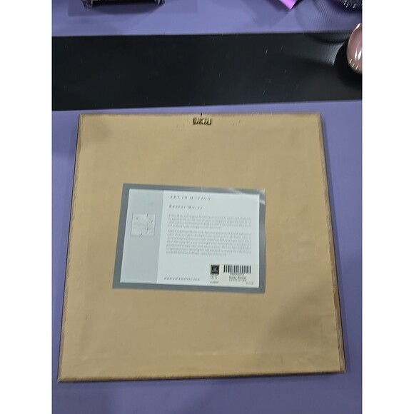 Persimmon Leaf Booker Morey Framed Art Print 13x13 SIGNED RARE - Picture 6 of 9